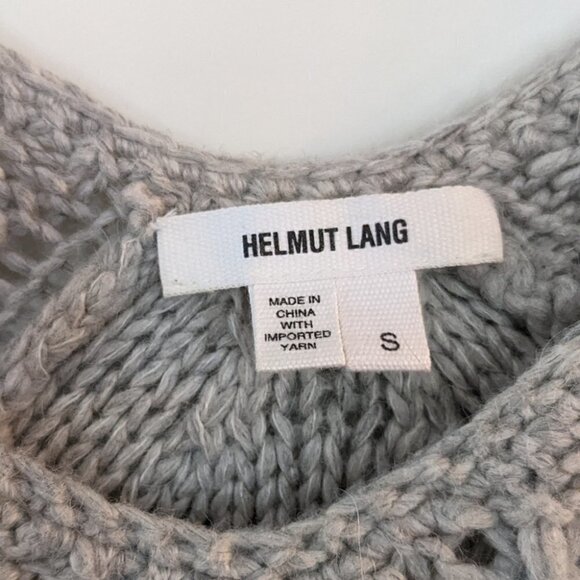 Helmut Lang | Inherent Texture Sweater In Light Grey - Picture 6 of 9